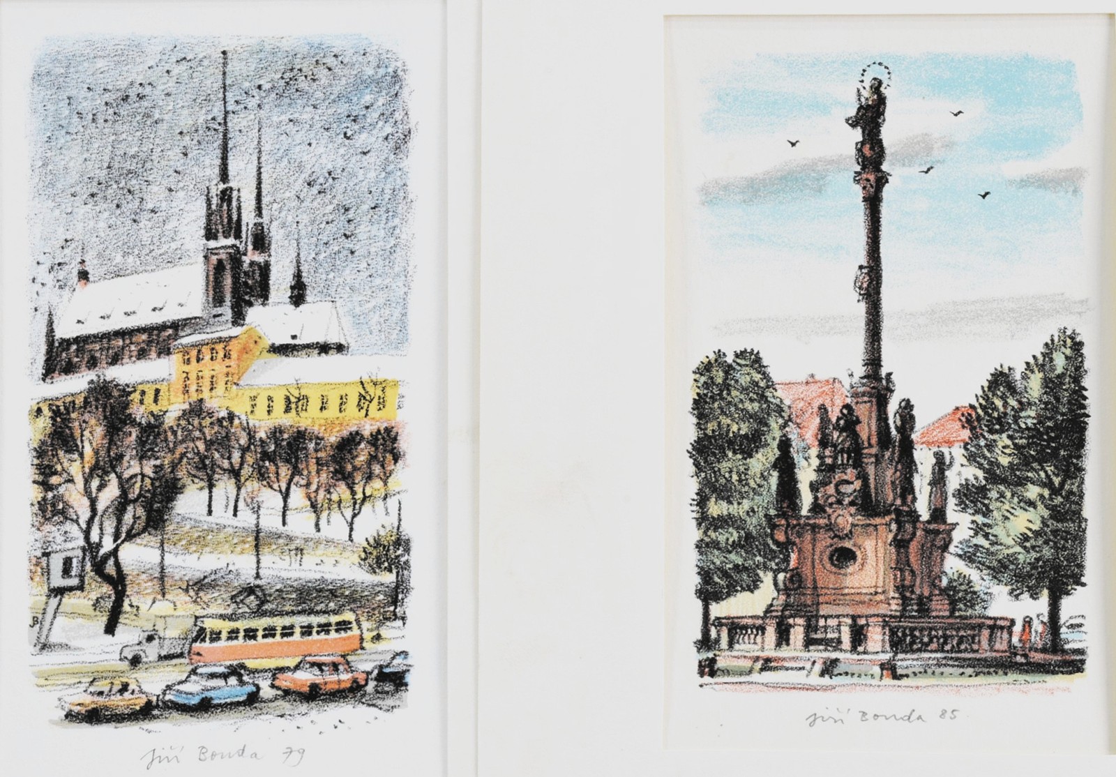 BOUDA Jiří (1934-2015) - Olomouc, Brno