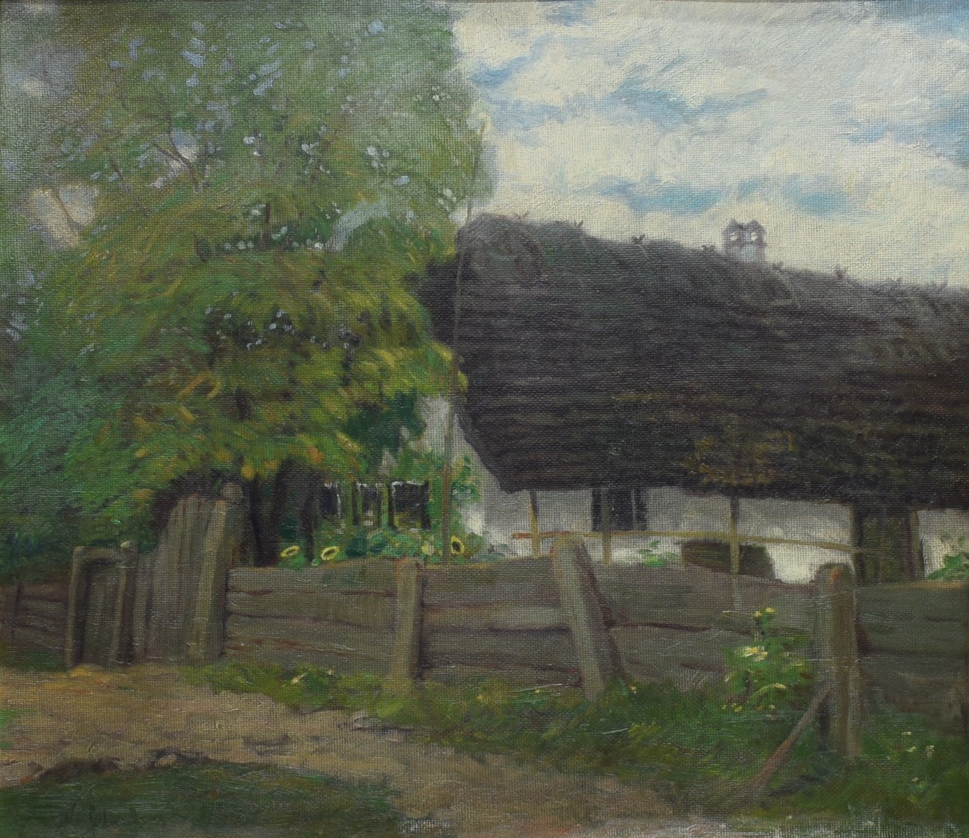 SCHADT Karel (1888-1952) - Chalupa pod vysokým stromem