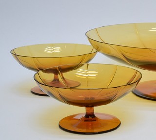 Moser - Servírovací sada, Moser, 1930-1940