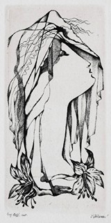 JIŘINCOVÁ Ludmila (1912-1994) - Dívka se závojem