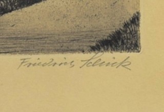 SCHICK Fridrich Artistide (1902-1976) - Památník v Lipsku