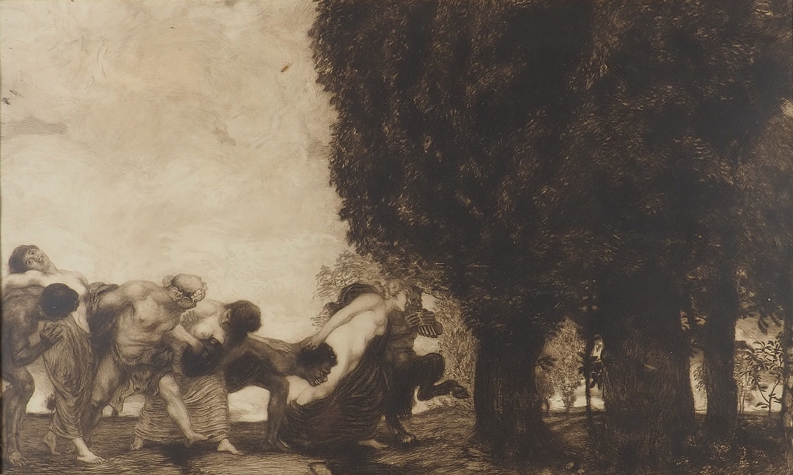 Franz von Stuck (1863 - 1928) - Bakchický průvod
