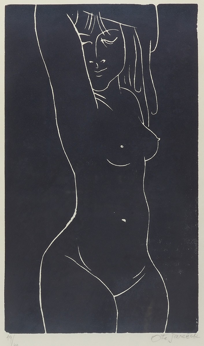 Ota Janeček (1919 - 1996) - Dívčí akt
