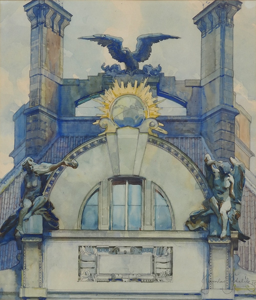 Jaroslav Šetelík (1881 - 1955) - Praha – Průčelí Goethe institutu