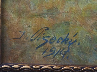 Josef Písecký (1878 - 1954) - Pohled do údolí