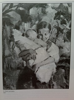 Gustáv Mallý (1879 - 1952) - Rozhovor na louce