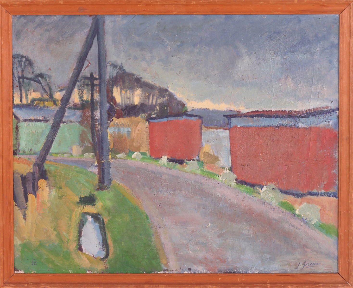 Jaroslav Grus (1891 - 1983) - Podvečer u koupaliště