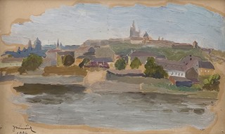 Jan Bedřich Minařík (1862 - 1937) - Pohled na Prahu