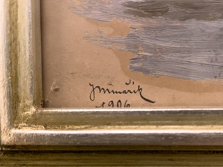 Jan Bedřich Minařík (1862 - 1937) - Pohled na Prahu