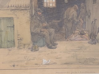 Tavík František Šimon (1877 - 1942) - Amsterdam/Židovský obchodník v Amsterodamu