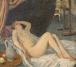 Rudolf Vejrych (1882 - 1939) - Akt v ateliéru