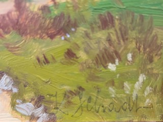 Karel Schadt (1888 - 1955) - Krajina se stavením