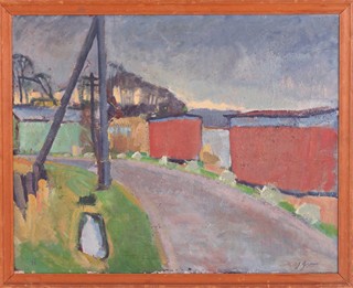 Jaroslav Grus (1891 - 1983) - Podvečer u koupaliště
