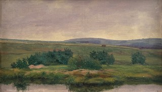 František Kaván (1866 - 1941) - Motiv od Všeradova