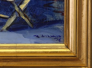 Richard Wiesner (1900 - 1972) - Při snídani s maminkou