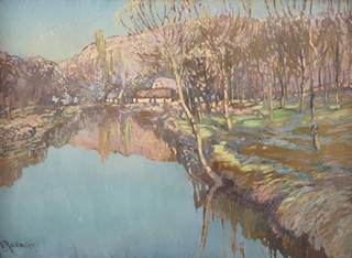 Václav Radimský (1867 - 1946) - Slepé rameno (Francie)