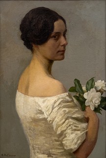 Arnošt Hofbauer (1869 - 1944) - Dáma s kaméliemi