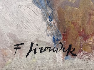 František Jiroudek (1914 - 1991) - Sedící akt