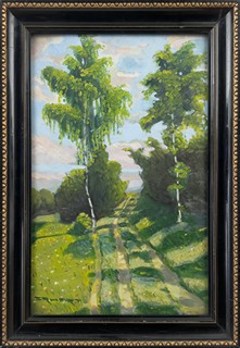 Otakar Erhart - Břízy u cesty