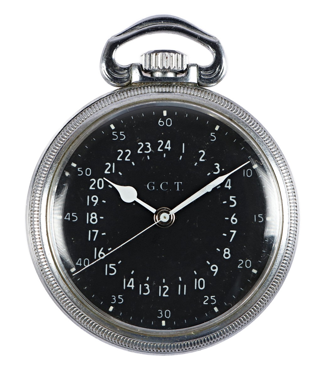 Vojenské navigační hodinky Hamilton G.C.T. - model 4992B