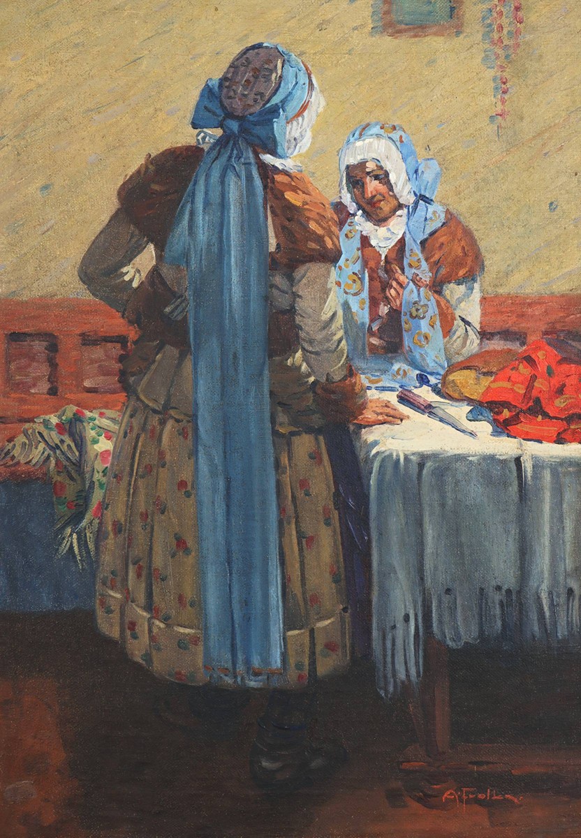 Antoš Frolka (1877 - 1935) - Strážničanky v čepci