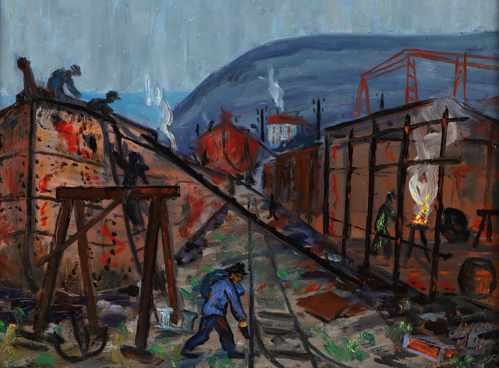 Vlastimil Beneš (1919 - 1981) - V loděnici