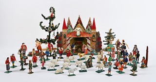 Kralický betlém: 60 kusů figurek