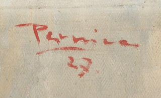 Vojtěch Pernica (1886 - 1977) - Žena v kroji