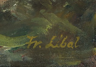 František Líbal (1896 - 1974) - Povoz v krajině