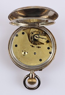 Stříbrné pánské kapesní hodinky H. Samuel Manchester