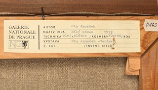 Ota Janeček (1919 - 1996) - Bílý kámen