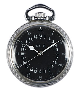 Vojenské navigační hodinky Hamilton G.C.T. - model 4992B