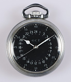 Vojenské navigační hodinky Hamilton G.C.T. - model 4992B