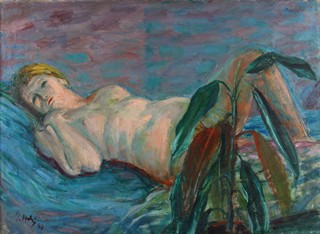 Miloslav Holý (1897 - 1974) - Ležící akt