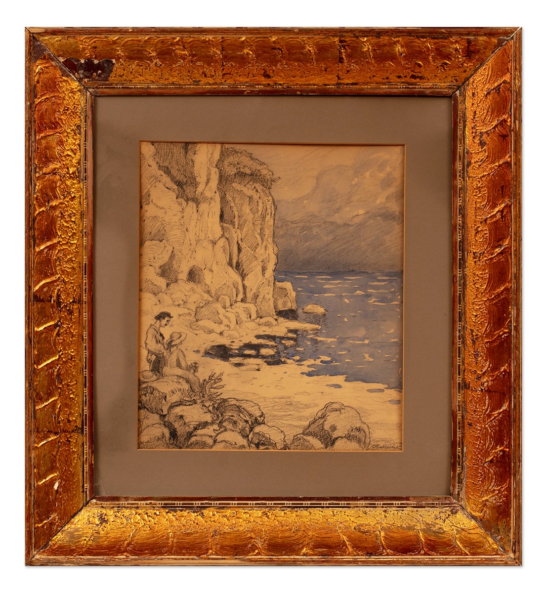 Ota Bubeníček (1871 - 1962) - Studie od moře