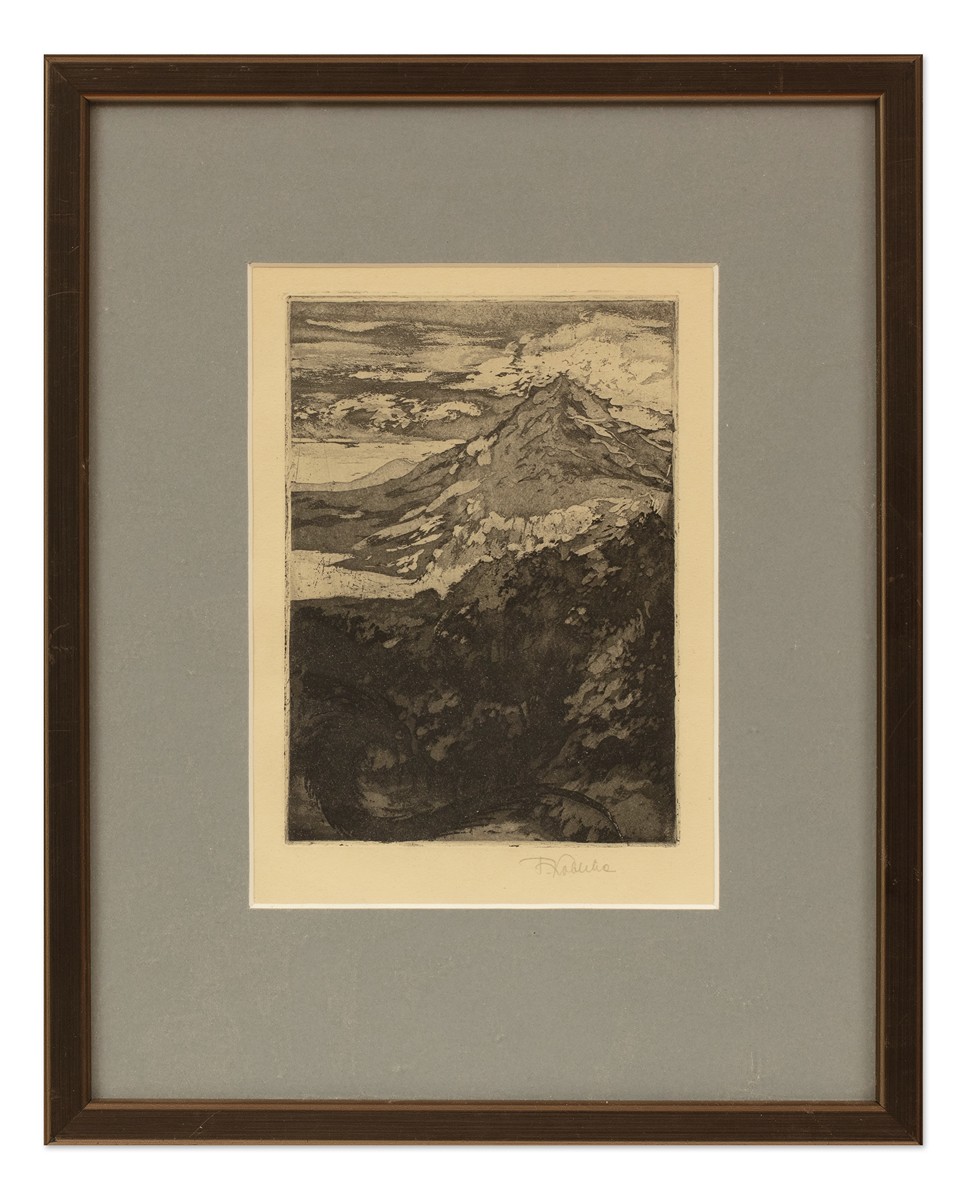 František Kobliha (1877 - 1962) - Drak ve skalách