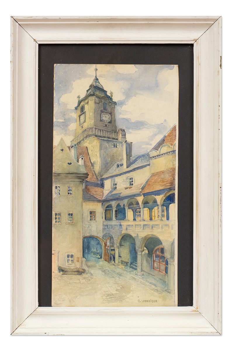 Otty Schneider (1875 - 1946) - Radničné námestie v Bratislavě