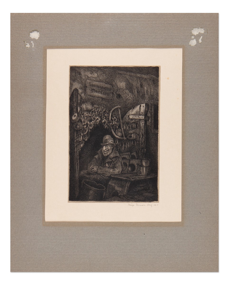 Hugo Steiner-Prag (1880 - 1945) - Aron Wassertrum (Der Golem)