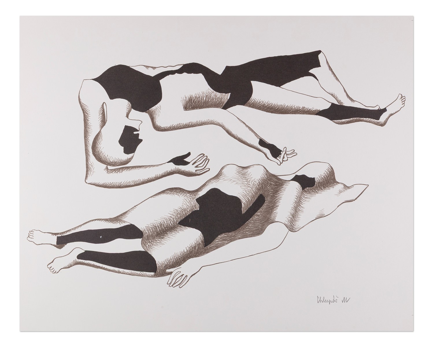 Miloslav Chlupáč (1920 - 2008) - Ležící postavy