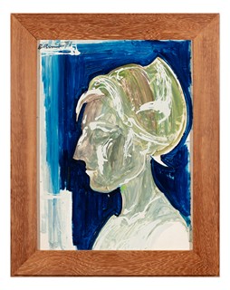 Andrej Bělocvětov (1923 - 1997) - Portrét manželky
