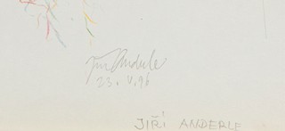 Jiří Anderle (1936) - Profil a struktura (Snící / Hlava)