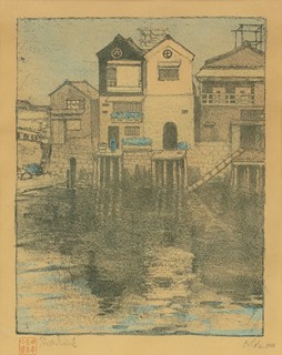 Emil Orlik (1870 - 1932) - Yeddo Bashi, Tokio