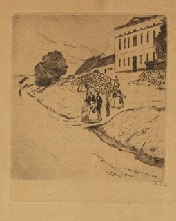 Emil Orlik (1870 - 1932) - Am Sonntag