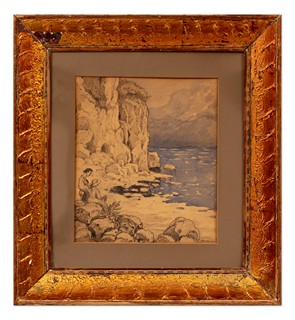 Ota Bubeníček (1871 - 1962) - Studie od moře
