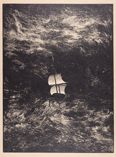 František Kobliha (1877 - 1962) - Kolumbova cesta (číslo IX. z cyklu Tristan)