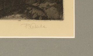 František Kobliha (1877 - 1962) - Drak ve skalách