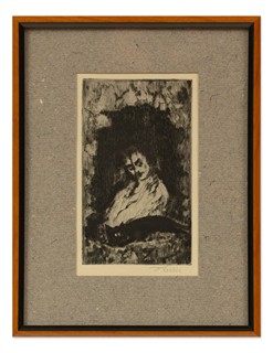 František Kobliha (1877 - 1962) - Černý kocour (Edgar Allan Poe)