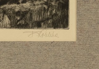 František Kobliha (1877 - 1962) - Černý kocour (Edgar Allan Poe)