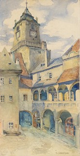 Otty Schneider (1875 - 1946) - Radničné námestie v Bratislavě