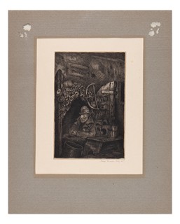 Hugo Steiner-Prag (1880 - 1945) - Aron Wassertrum (Der Golem)
